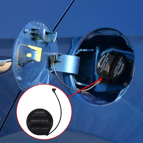 Vista 2 de Tapa de llenado del depósito de combustible, tapa de gasolina compatible con Kia - Amanti, Cadenza, Forte, Forte Koup, Forte5, Optima, Rio, Sedona