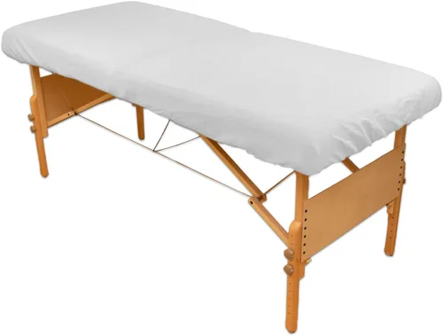 Vista 10 de Sábana bajera ajustable para camilla de masajes, cómoda, algodón, Azul, 1