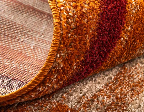 Vista 6 de Unique Loom - Colchón de la colección otoño de diseño abstracto, informal, moderno y contemporáneo, rectangular de 2 x 3 pies, diseño rústico