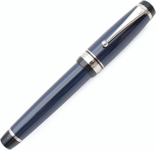 Vista 12 de Pluma estilográfica grande de metal, plumilla mediana de 0,7 mm, incluye convertidor de tinta y 5 cartuchos, acabado brillante pintado al piano Negro