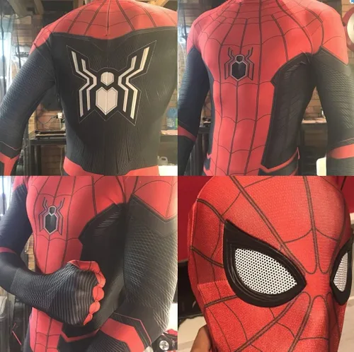 Vista 2 de Homecoming Far From Home Cosplay Suit Premium Lyrca Compression Fabric