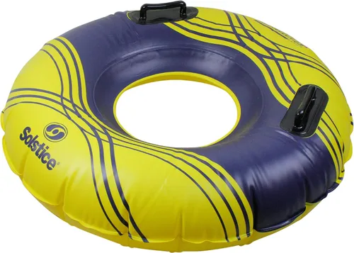 Vista 5 de Anillo de piscina inflable de solsticio a rayas - 42 pulgadas - Amarillo y azul