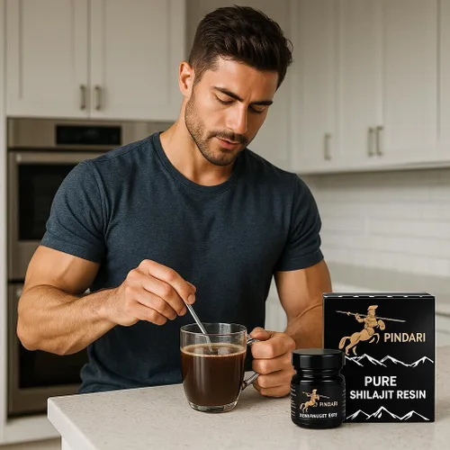 Vista 6 de Pindari Resina Shilajit Shilajit pura 500 mg Denso en nutrientes Alta potencia Impulso de energía Procedente de las cordilleras del Himalaya