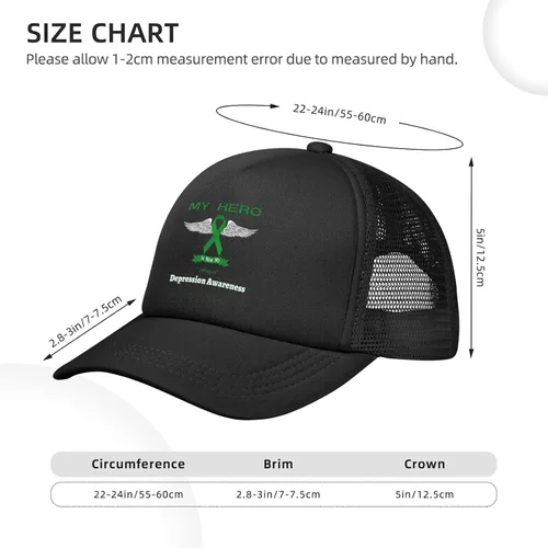 Vista 4 de Gorra de béisbol de malla ajustable para papá, unisex