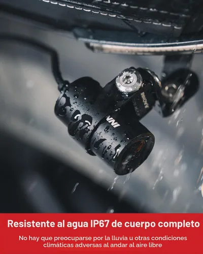 Vista 3 de Cámara de tablero de motocicleta INNOVV K7, cámara frontal y trasera 2K + 2K con EIS antisacudida, cámara de tablero de motocicleta con modo