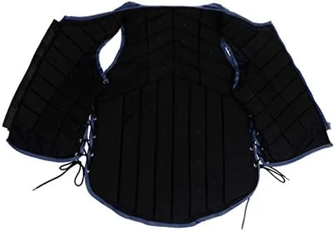 Vista 6 de Chaleco protector ecuestre acolchado de EVA, chaleco de seguridad protector de cuerpo para equitación, cómodo y ligero