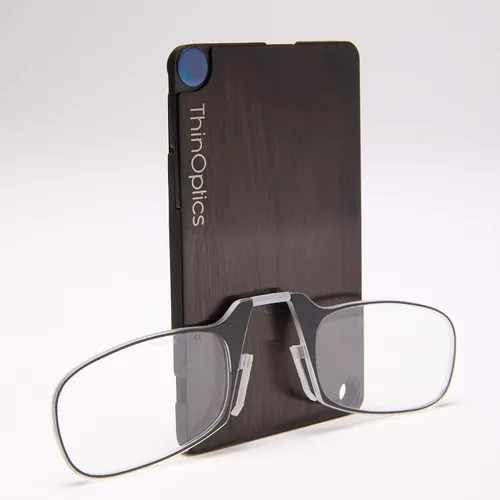 Vista 3 de ThinOptics - Funda para tarjeta flash + gafas de lectura rectangulares