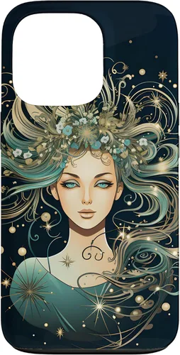 Vista 10 de Virgo Zodiac Sign Horoscope Galaxy Stars Case for iPhone 17