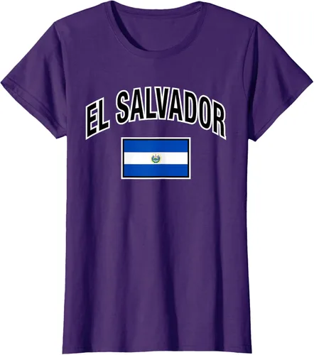 Vista 7 de Camiseta salvadoreña Orgullosa Bandera de El Salvador, Negro