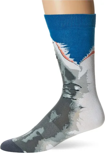 Vista 34 de K. Bell, calcetines retro varsity de lechuga para mujer Adultish (negro)