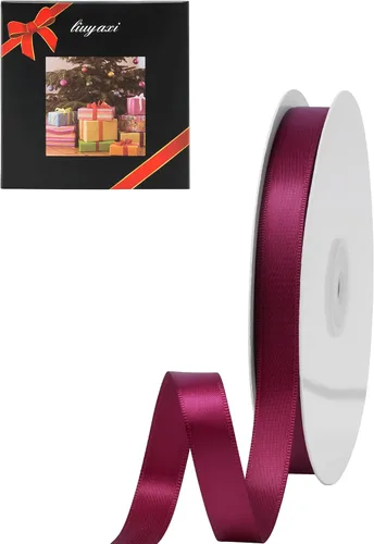 Vista 22 de LIUYAXI Cinta púrpura claro, 1/2 pulgada x 25 yardas, cinta de doble cara púrpura claro para envolver regalos, manualidades, ramo de lazos