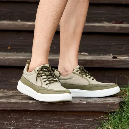 Vista 8 de OrthoComfoot Zapatillas ortopédicas de moda para hombre para fascitis plantar zapatos de caminar acolchados de apoyo casual para la diabetes