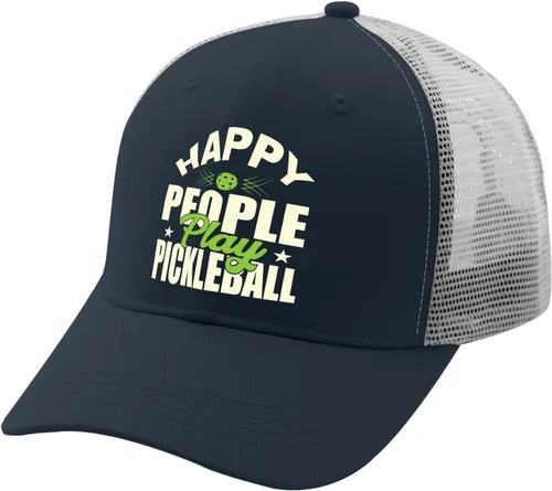 Vista 2 de Hats Happy People Play Pickleball Baseball Caps, Vintage Hat for Women