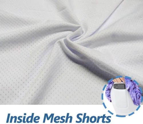 Vista 7 de HonourSex Faldas de golf para mujer con bolsillos, faldas de tenis con pantalones cortos, pantalones cortos, ropa deportiva, senderismo