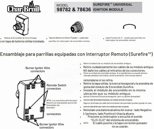 Vista 4 de Char-Broil Módulo de encendido electrónico (8678636p06)