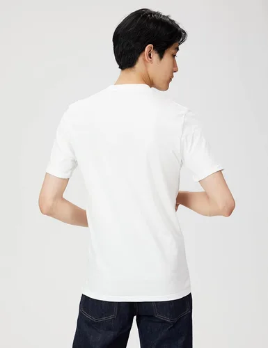 Vista 3 de Tienda Essentials Men's Slim-Fit Short-Sleeve V-Neck T-Shirt, Pack of 2