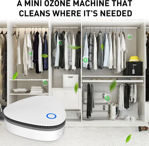Vista 7 de VTAR Pequeña máquina portátil del ozono para el hogar, el coche, el refrigerador, el gabinete del zapato, el bolso de la caza