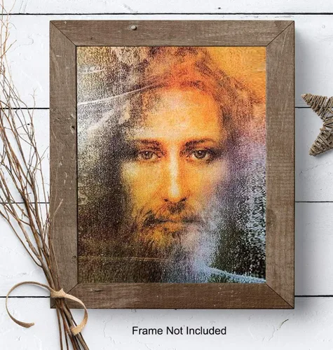 Vista 7 de Arte de pared de Jesucristo, decoración de pared de Jesús, decoración religiosa cristiana para habitación, hogar, iglesia, regalos católicos, regalo