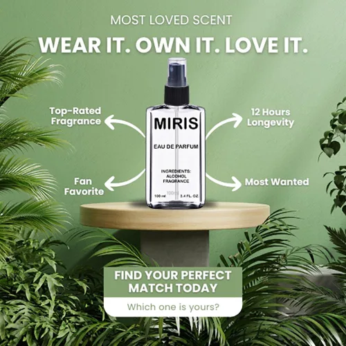 Vista 4 de MIRIS Feromonas - Perfume para mujeres, 3.4 fl oz (100 ml)