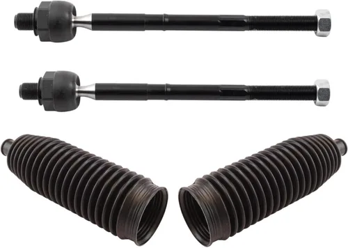 Vista 25 de TRQ Kit de dirección delantera con barra de acoplamiento de fuelle de piñón y cremallera compatible con Toyota Echo 2000-2005