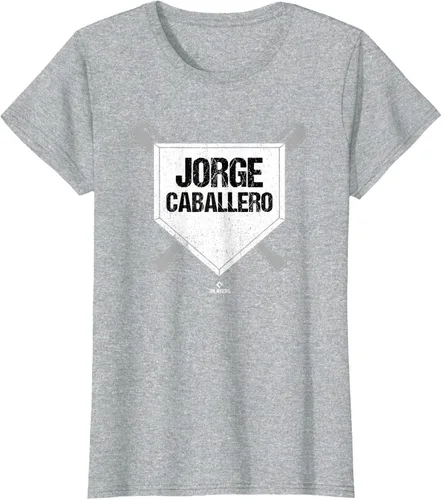 Vista 6 de Homeplate Gameday Jorge Caballero Prospect Baseball Fan Gear Camiseta, Negro