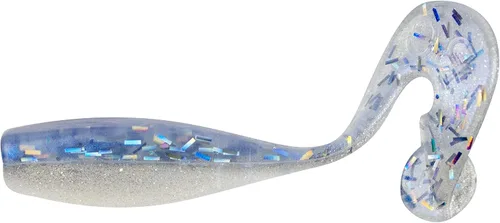 Vista 2 de Bobby Garland Stroll'R Señuelo de Pesca de Plástico Suave para Crappie, 2.5 Pulgadas, Paquete de 12 Negro Chartreuse Plata