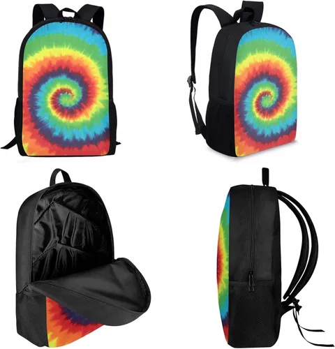 Vista 2 de Dolyues Mochila de 17 pulgadas para niños, mochila escolar para libros, bolsa de viaje para niños, mochila de animales oceánicos, Mariposas