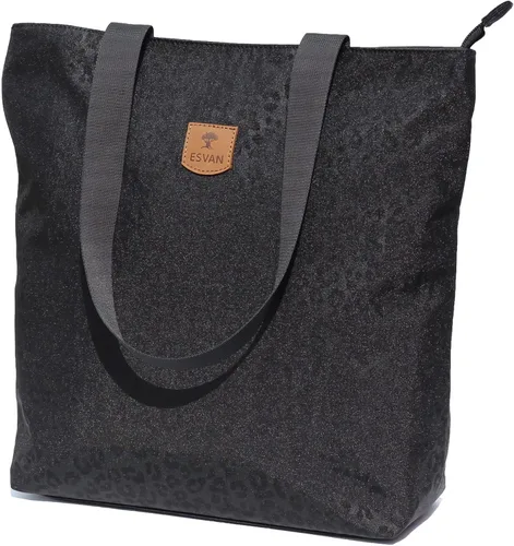 Vista 8 de Bolsa de hombro con diseño floral para gimnasio, senderismo, picnic, viajes, playa for Gym