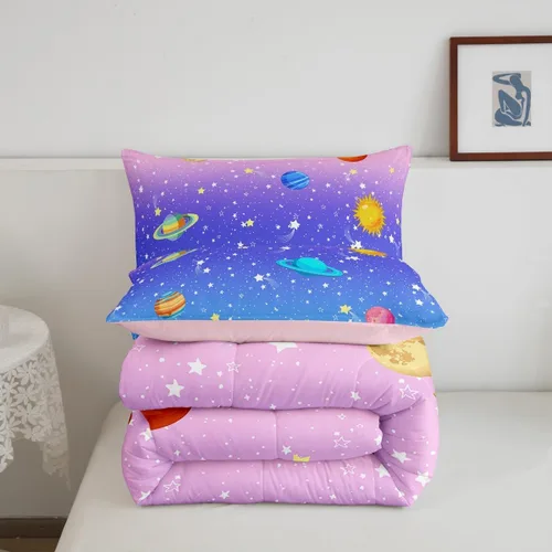 Vista 71 de Erosebridal Edredón de Gatos Lindos para Niños con Líneas de Arcoíris Neón, Juego de Ropa de Cama Individual para Niñas, Niños y Adolescentes, Gatos