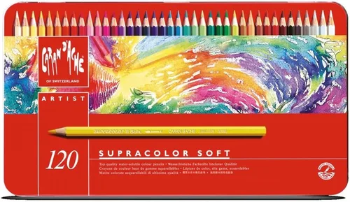 Vista 2 de Caran D'ache Caran D''Ache Supracolor II - Juego de 80 colores (3888.380)