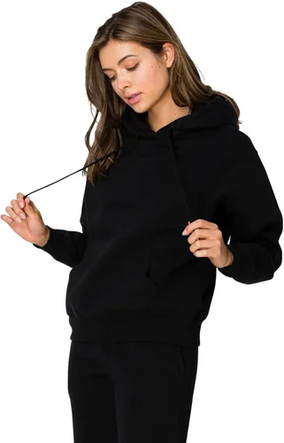Vista 24 de Cali1850 Cloud Nine - Sudadera con capucha de forro polar para mujer, ajuste relajado, capucha de doble capa, puños y dobladillo acanalados