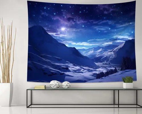 Vista 14 de QGHOT Tapiz de Halloween para colgar en la pared, tapiz de castillo de terror con ventana gótica, fondo espeluznante medieval, tapices