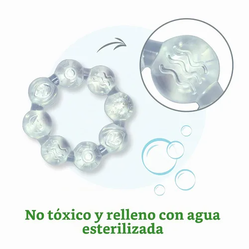 Vista 4 de green Sprouts fruta fresca Calmante Mordedor Transparente
