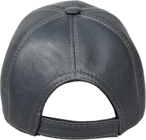 Vista 3 de Genuine Leather Unisex Baseball Cap
