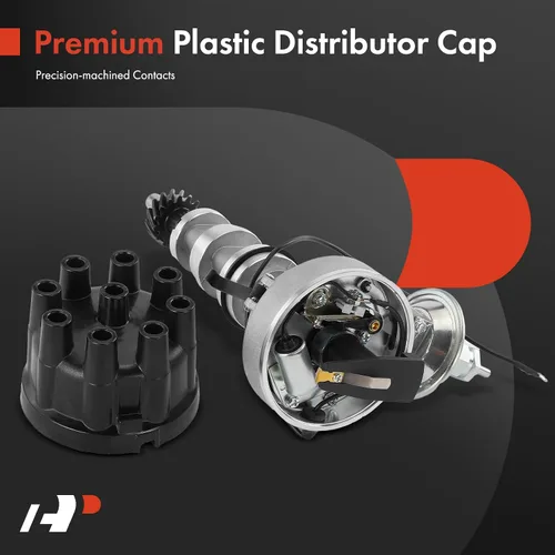 Vista 4 de A-Premium Distribuidor de encendido con tapa y rotor compatible con Ford F-100, F-250, F-350, Mustang, Galaxie, LTD, Skyliner, M-400, Victoria & AC
