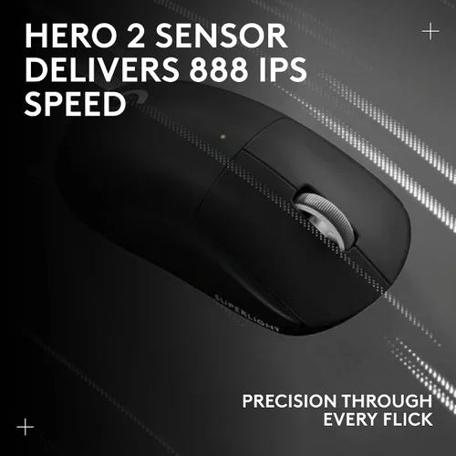 Vista 12 de Logitech G PRO X Superlight 2 SE - Mouse inalámbrico para juegos, 2.12 oz de grado profesional con 5 botones programables, sensor DPI de 44 K, 888+