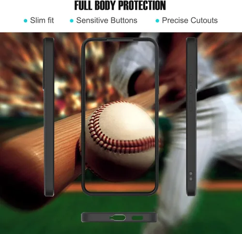 Vista 3 de Funda de béisbol personalizada con nombre y número para Samsung Galaxy Note 20/20 Ultra 10 Pro Note 9 8, silicona líquida con protección de cámara