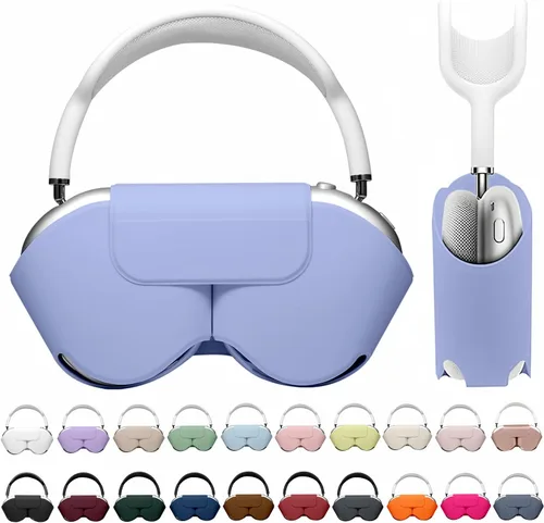Vista 19 de Maxjoy para Apple Airpods Max Funda inteligente de cubierta, Accesorios de cubierta protectora de cuero PU suave para Airpod Max con modo de sueño