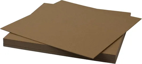 Vista 10 de Samsill Hojas de aglomerado de 8.5 x 11 pulgadas, paquete de 50, sin ácidos, peso pesado de 0.057 pulgadas, marrón, crea adornos tridimensionales