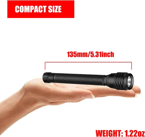 Vista 5 de Linterna de bolsillo de 1200 lúmenes de modo único LED Penlight linterna linterna linterna luz flash para trabajo de reparación de inspección