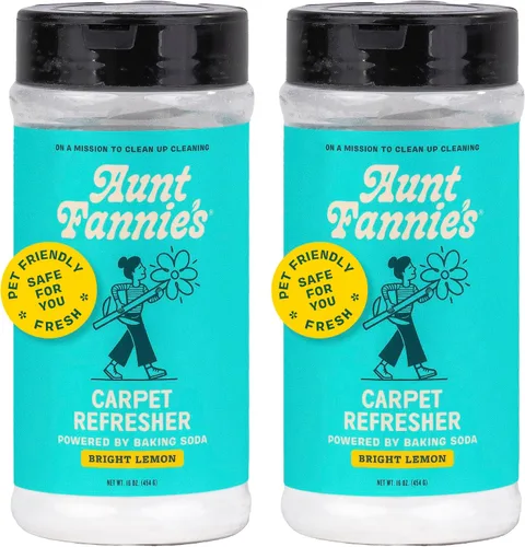 Vista 14 de Aunt Fannie's Polvo Refrescante y Desodorante para Alfombras, Eliminador de Olores Multiusos para Alfombras, Alfombras y Tapicería para Hogares