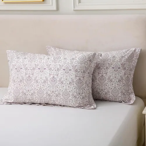 Vista 57 de ABREEZE Juego de funda de edredón tamaño individual con cierre de botón, 100% algodón egipcio, juego de ropa de cama floral de granja, color rosa, 3