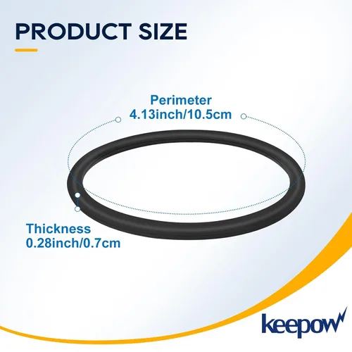 Vista 4 de KEEPOW Cinturón de vacío, paquete de 23 correas redondas de vacío de repuesto compatibles con aspiradora Sanitaire Eureka, correa SC679 C2094