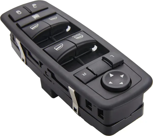 Vista 7 de Interruptor maestro de ventana para Jeep Liberty 2008-2012, Dodge Journey 2009-2010, Dodge Nitro 2008-2012 (luz verde) OE4602632AH
