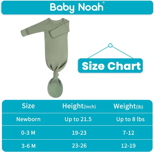 Vista 7 de Baby Noah Vestido anudado con sombrero y diadema y clip