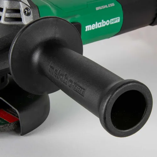 Vista 5 de Metabo HPT - Amoladora angular 4-1/2 pulgadas 12 amperios Motor sin escobillas AC Velocidad variable Mango lateral de 3 posiciones G12VE2