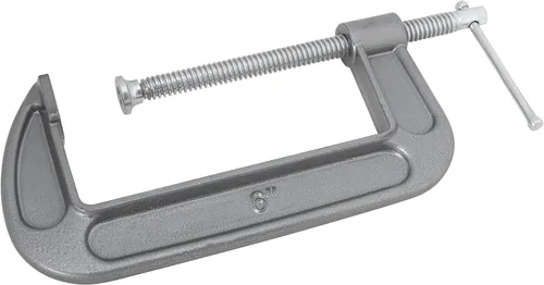 Vista 6 de Performance Tool W221 Abrazadera en C de hierro dúctil resistente con acabado de esmalte y tornillo cromado para una resistencia superior y un