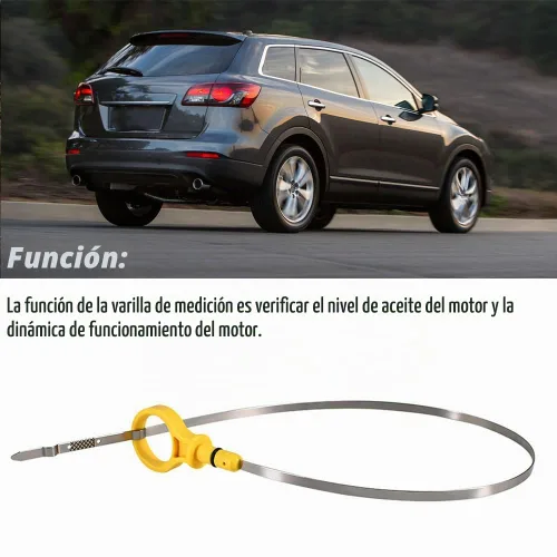 Vista 6 de Varilla de medición de aceite de motor para Mazda CX-9 2009-2013 Mazda 6 2007-2013 reemplaza CY01-10-450A CY0110450A