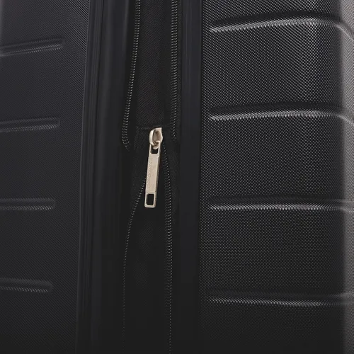 Vista 6 de Wrangler - Juego de piezas de equipaje inteligente con portavasos y puerto USB, Negro