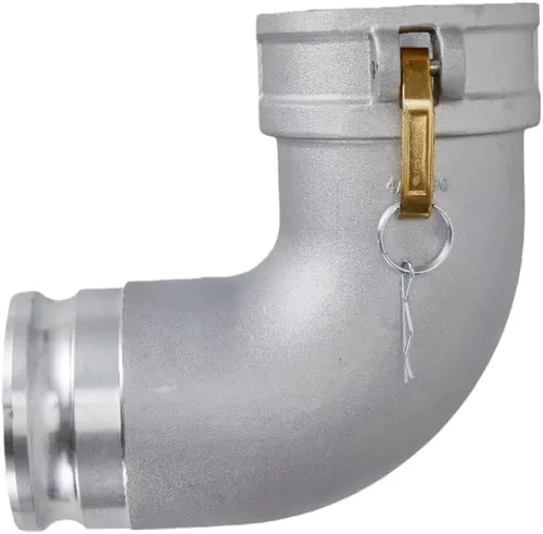 Vista 8 de Tipo de aluminio DA Camlock montaje, codo de 90 grados, 2 "Camlock hembra x 2" Camlock macho
